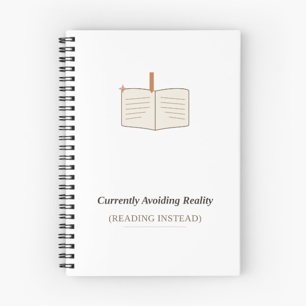 Item preview, Currently Avoiding Reality (Reading Instead) designed and sold by MEHDI-NAJIB.