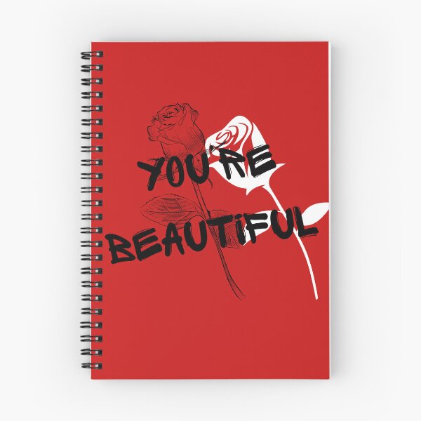 Item preview, You Are Beautiful Rose – Vintage Botanical Floral Typography designed and sold by SalinahYahya.
