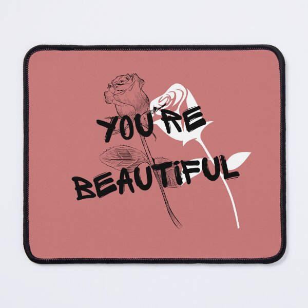 Item preview, You Are Beautiful Rose – Vintage Botanical Floral Typography designed and sold by SS DESIGN 09.