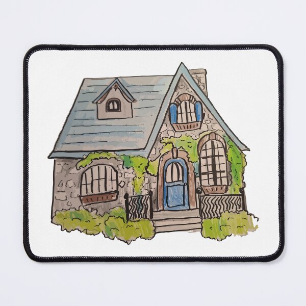 Item preview, cute cottage plant scribble designed and sold by Cheeshka.