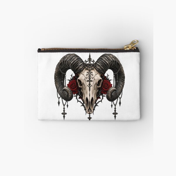 Item preview, Gothic Ram Skull Occult Dark Aesthetic Design designed and sold by PlumArtDesign.