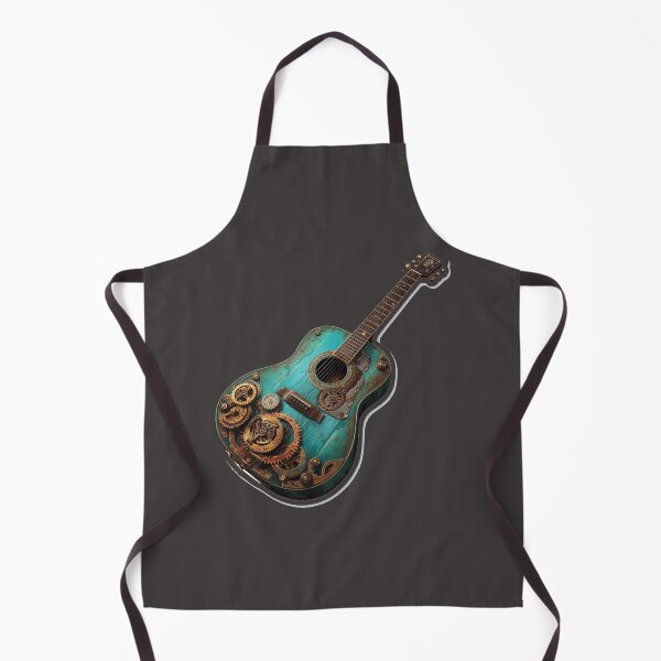 Item preview, Steampunk Guitar Vintage Mechanical Acoustic designed and sold by MargaretPolanco.
