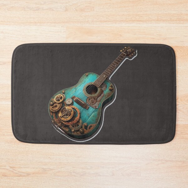 Item preview, Steampunk Guitar Vintage Mechanical Acoustic designed and sold by MargaretPolanco.