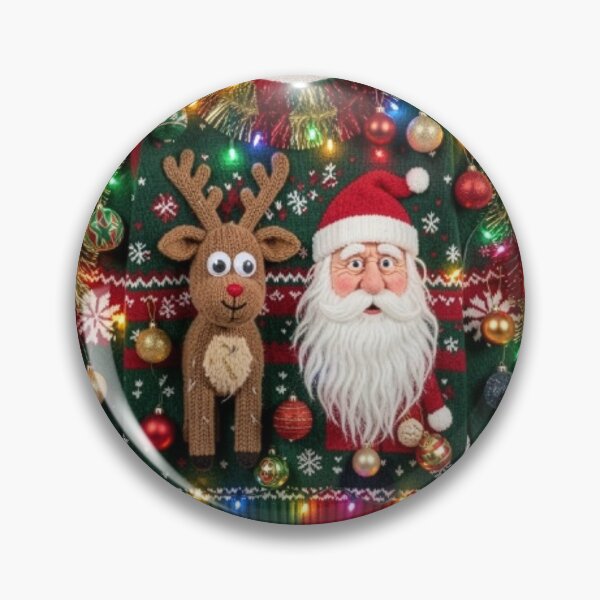 Item preview, Ugly Christmas Sweater G | Cute, Funny Holiday Sticker designed and sold by DigitEclectic.