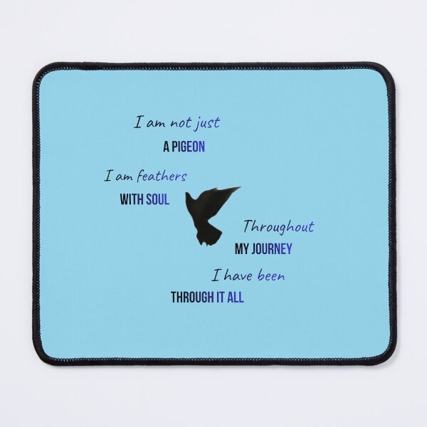 Item preview, Not Just A Pigeon Poem - Animal Advocacy and Rescue, Black Color designed and sold by Julia N.