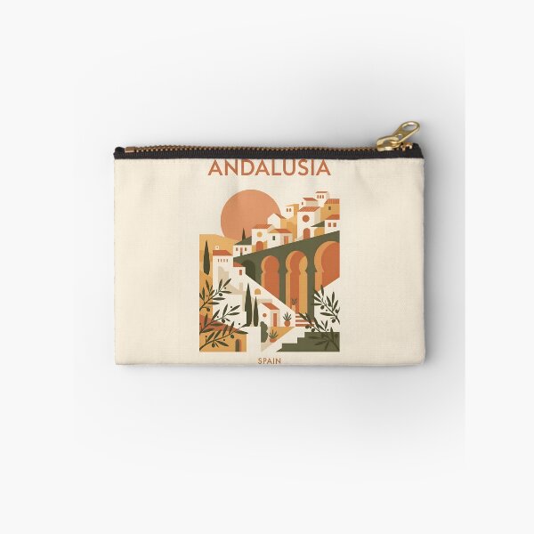 Item preview, Andalusia Spain Vintage Travel Poster - Minimalist Moorish Architecture Art Print designed and sold by DuckOddity.