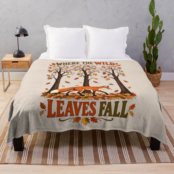 Item preview, Where the Wild Leaves Fall – Vintage Autumn Fox designed and sold by MagicTheDog.