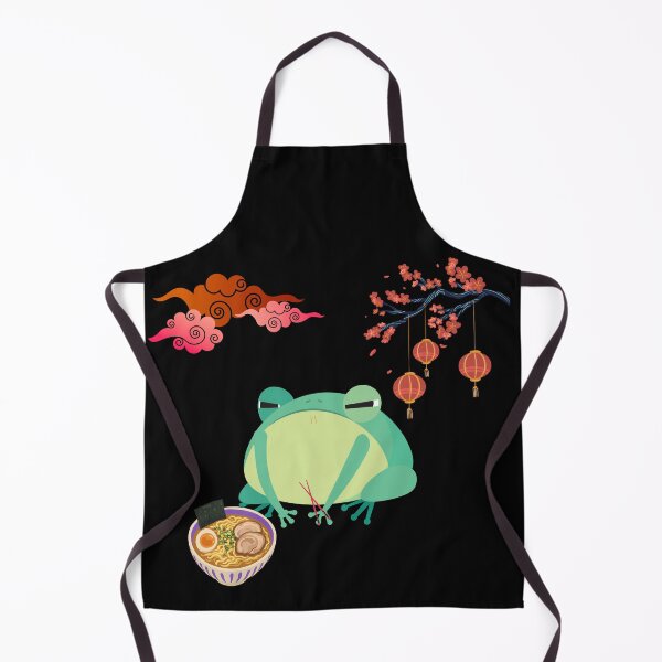Item preview, Grumpy Frog Eating Ramen, Funny Ramen Frog, Cute Frog Noodles, Ramen Lover designed and sold by LiotasowaFlow.