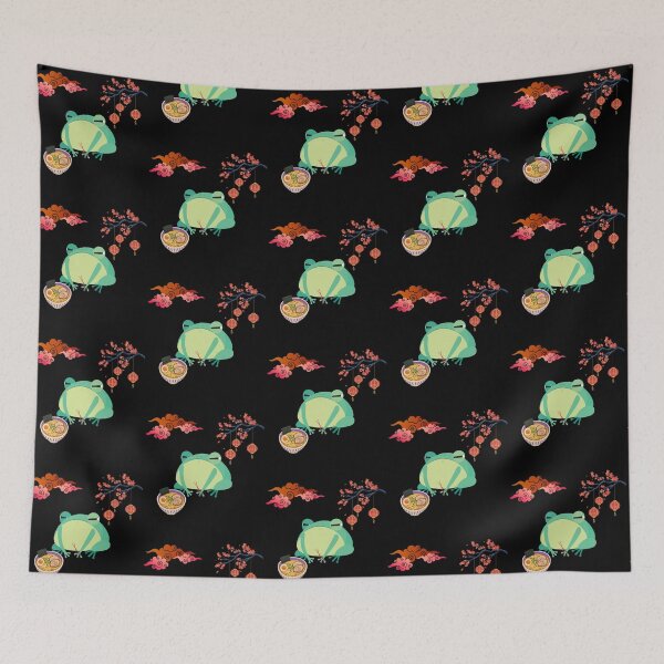 Item preview, Grumpy Frog Eating Ramen, Funny Ramen Frog, Cute Frog Noodles, Ramen Lover designed and sold by LiotasowaFlow.