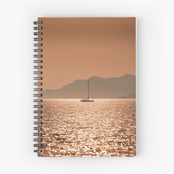 Item preview, Beautiful seascape with mountains and distant sailboat designed and sold by dcrc.