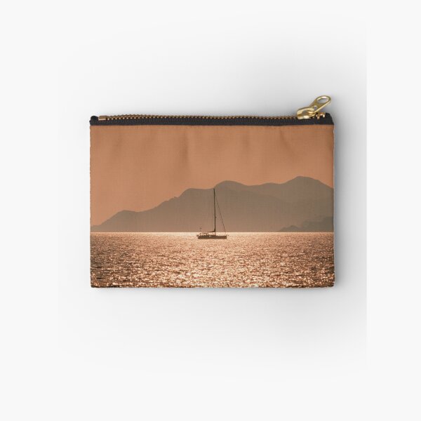 Item preview, Beautiful seascape with mountains and distant sailboat designed and sold by dcrc.