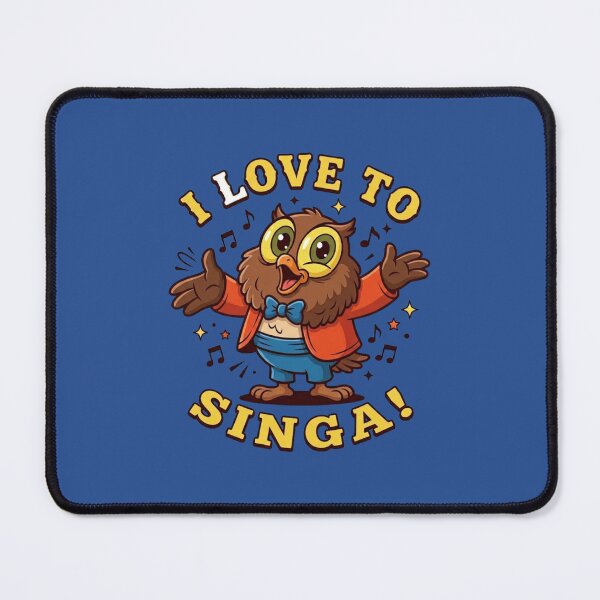 Item preview, Owl Jolson I Love To Singa Vintage Cartoon Art designed and sold by EchoPrint Co..