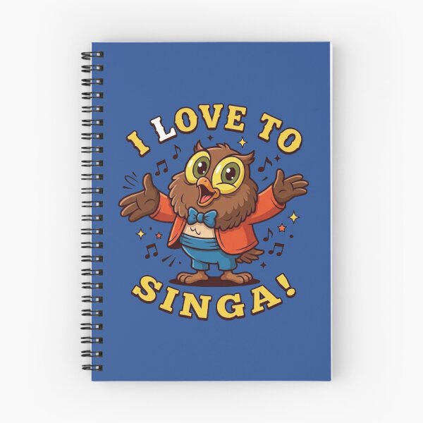 Item preview, Owl Jolson I Love To Singa Vintage Cartoon Art designed and sold by EchoPrint Co..