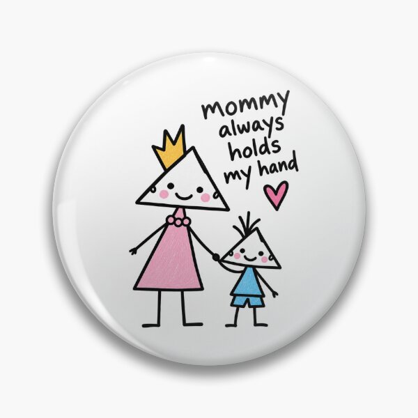 Item preview, Mommy Always Holds My Hand – Cute Mother & Son designed and sold by Anbea.
