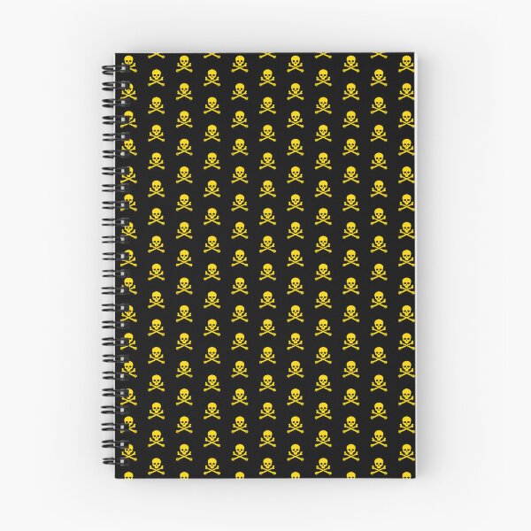 Item preview, Gold Pirate Skull Crossbones Design designed and sold by pattern-archive.