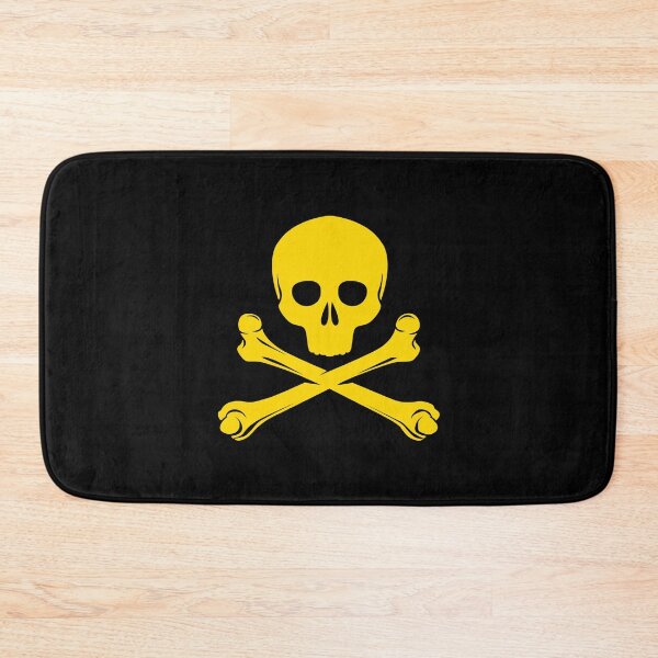 Item preview, Gold Pirate Skull Crossbones Design designed and sold by pattern-archive.