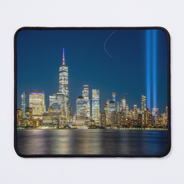 Item preview, New York City Skyline - Manhattan Tribute in Light  designed and sold by DGMaxShop.