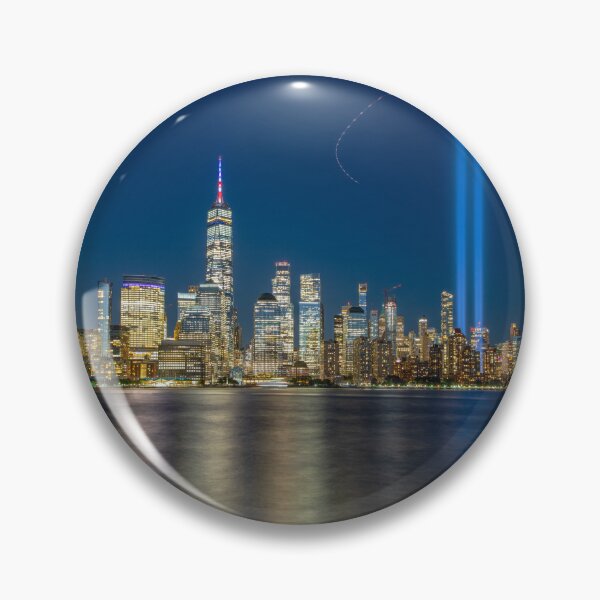 Item preview, New York City Skyline - Manhattan Tribute in Light  designed and sold by DGMaxShop.
