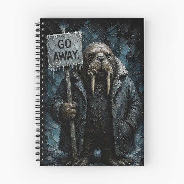 Item preview, Copy of Defiant No Sign Honey Badger Dark Mood Art designed and sold by Vista Atelier.