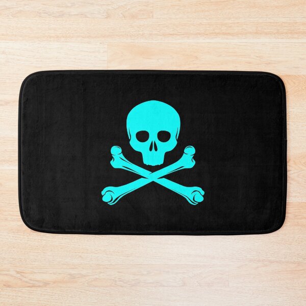 Artikelvorschau, Cyan Piratenschädel-Design entworfen und verkauft von pattern-archive.