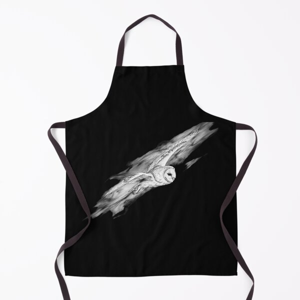 Item preview, Flying Barn Owl Sketch Wildlife Art Dark Fantasy Design designed and sold by Vibe-Vary.