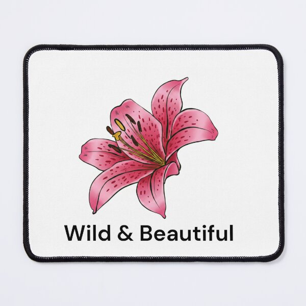 Item preview, Wild and Beautiful Pink Lily Flower Illustration designed and sold by Jani045.