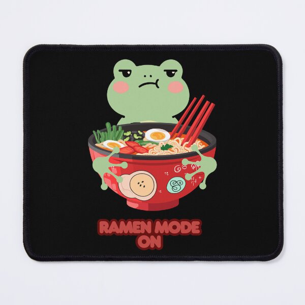Item preview, Grumpy Frog Ramen, Japanese Art Frog, Vintage Ramen Noodles, Manga Frog Eating Ramen, Funny Frog Lover designed and sold by LiotasowaFlow.
