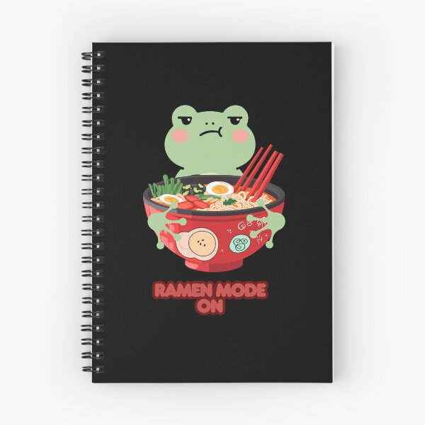 Item preview, Grumpy Frog Ramen, Japanese Art Frog, Vintage Ramen Noodles, Manga Frog Eating Ramen, Funny Frog Lover designed and sold by LiotasowaFlow.
