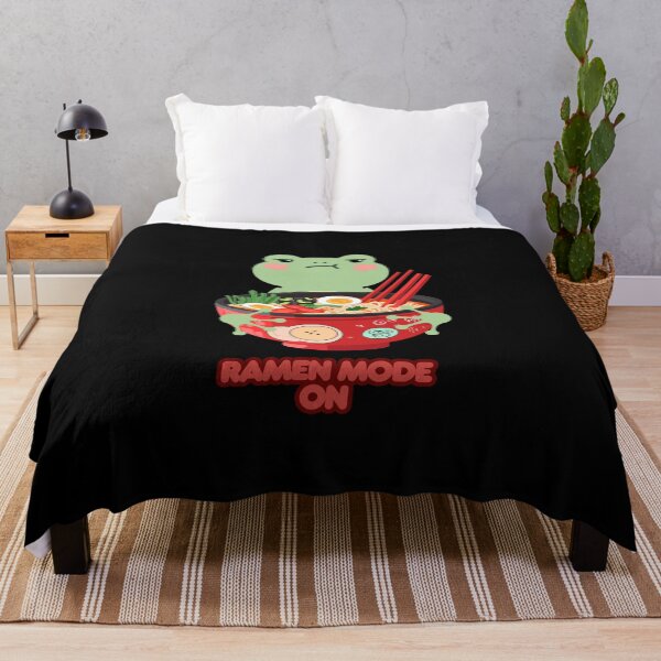 Item preview, Grumpy Frog Ramen, Japanese Art Frog, Vintage Ramen Noodles, Manga Frog Eating Ramen, Funny Frog Lover designed and sold by LiotasowaFlow.