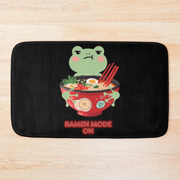 Item preview, Grumpy Frog Ramen, Japanese Art Frog, Vintage Ramen Noodles, Manga Frog Eating Ramen, Funny Frog Lover designed and sold by LiotasowaFlow.