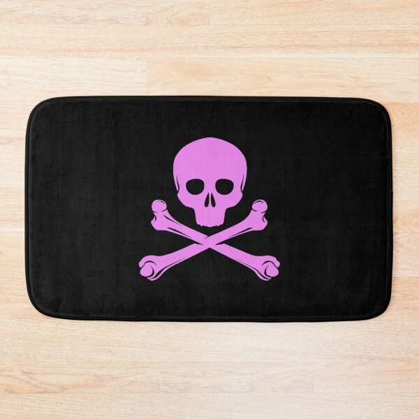 Item preview, Violet Pirate Skull Crossbones Design designed and sold by pattern-archive.