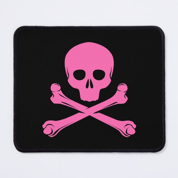 Item preview, Pink Pirate Skull Crossbones Design designed and sold by pattern-archive.