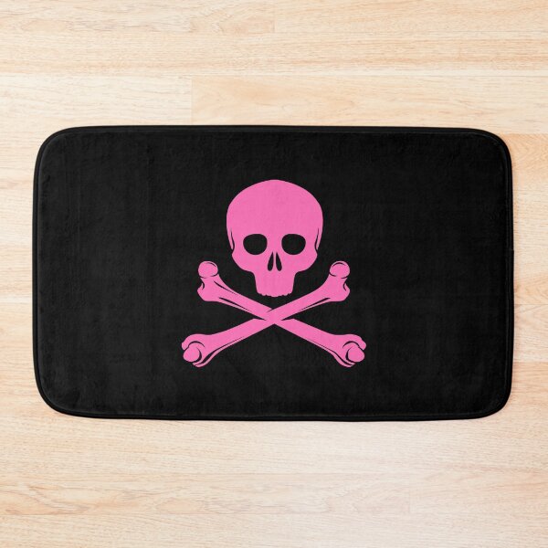 Item preview, Pink Pirate Skull Crossbones Design designed and sold by pattern-archive.