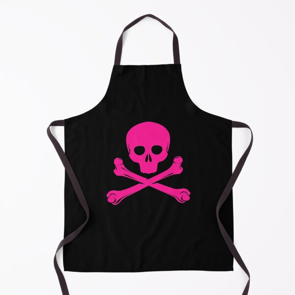 Item preview, Hot Pink Pirate Skull Crossbones Design designed and sold by pattern-archive.