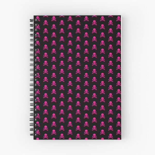 Item preview, Hot Pink Pirate Skull Crossbones Design designed and sold by pattern-archive.