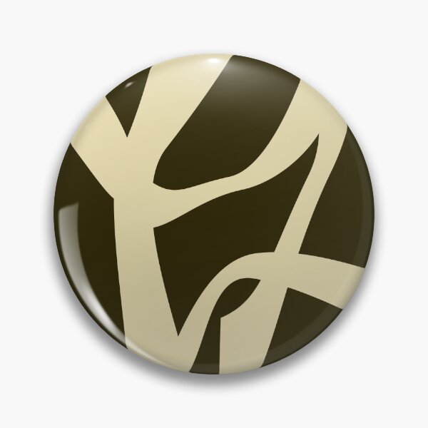 Item preview, Bold Abstract In Beige on Dark Brown designed and sold by studioart.