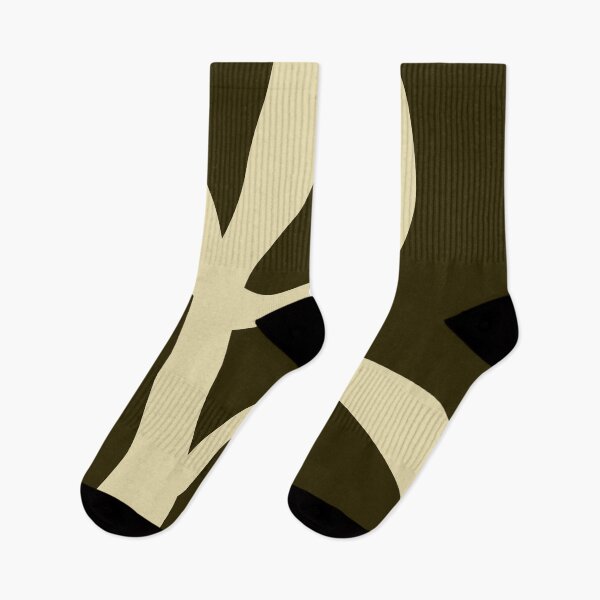 Item preview, Bold Abstract In Beige on Dark Brown designed and sold by studioart.