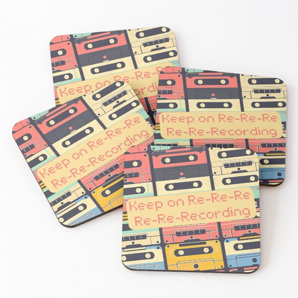 Item preview, Keep on re-recording 80s retro style! designed and sold by SI-GER.