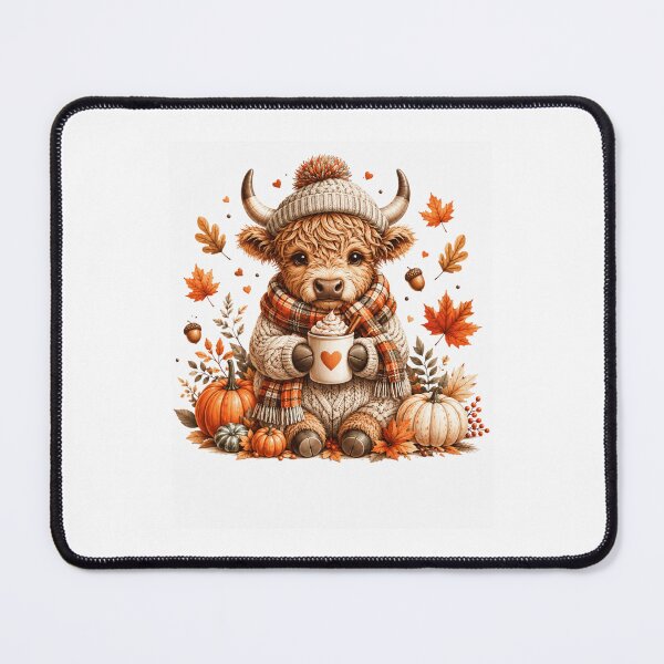 Item preview, Pumpkin Spice Baby Cow – Cute Cozy Fall Cow Autumn Pumpkin Patch designed and sold by DYAFLK.