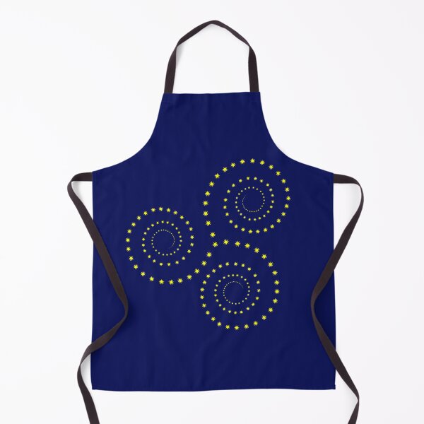 Item preview, Triple Galaxy Stars Spiral Blue Pattern Art designed and sold by CreativeArtistL.
