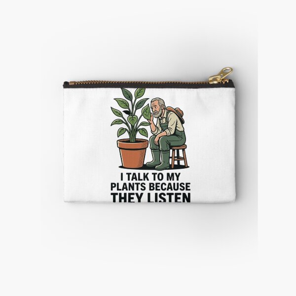 Item preview, I Talk To My Plants They Listen Vintage Houseplant Art designed and sold by mood-draftsman.