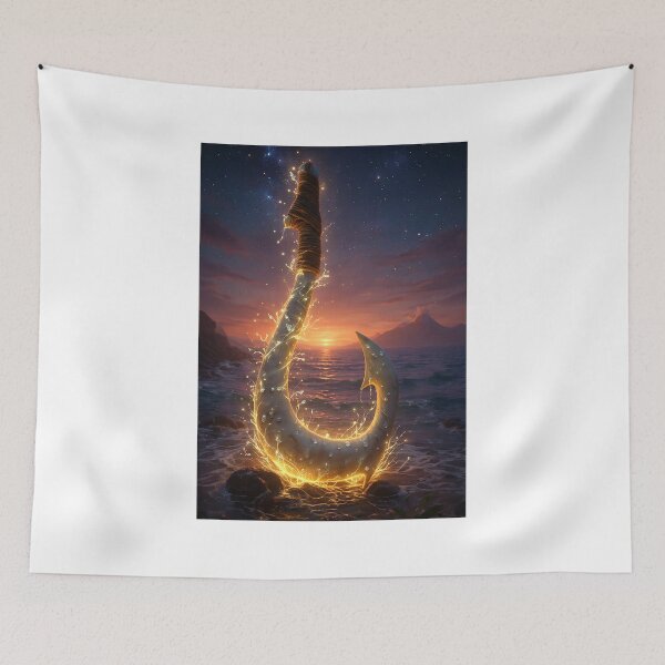 Item preview, Sacred Ma'ohi Hook — Light of the Ocean designed and sold by Hawaii26.