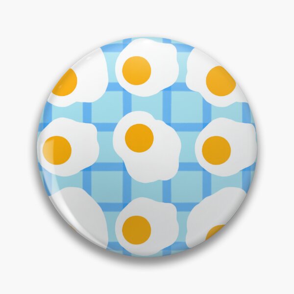 Item preview, Fried Egg Breakfast Pattern designed and sold by ClarissaDoodles.