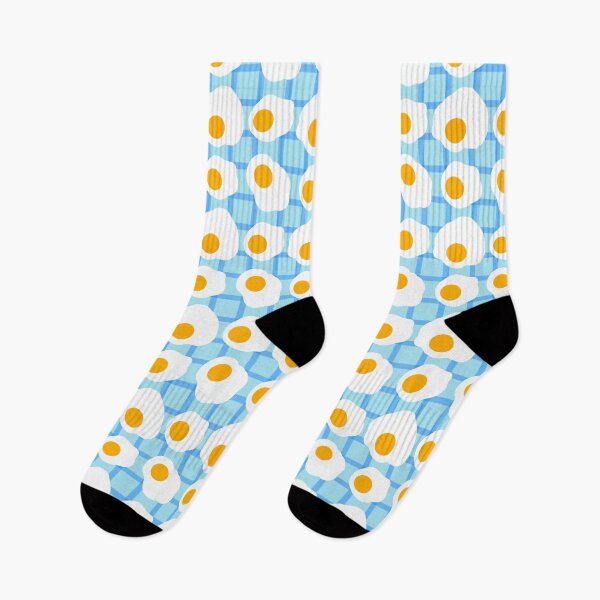 Item preview, Fried Egg Breakfast Pattern designed and sold by ClarissaDoodles.