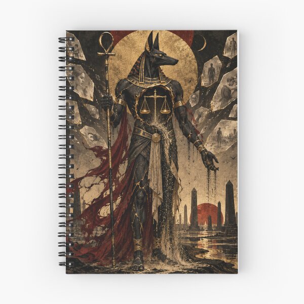 Item preview, Anubis Weighing Memories - Egyptian Mythology designed and sold by ArtisElec.