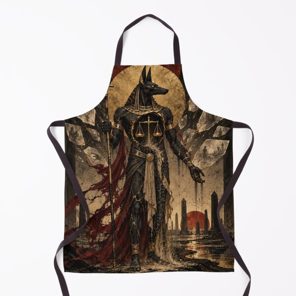 Item preview, Anubis Weighing Memories - Egyptian Mythology designed and sold by ArtisElec.