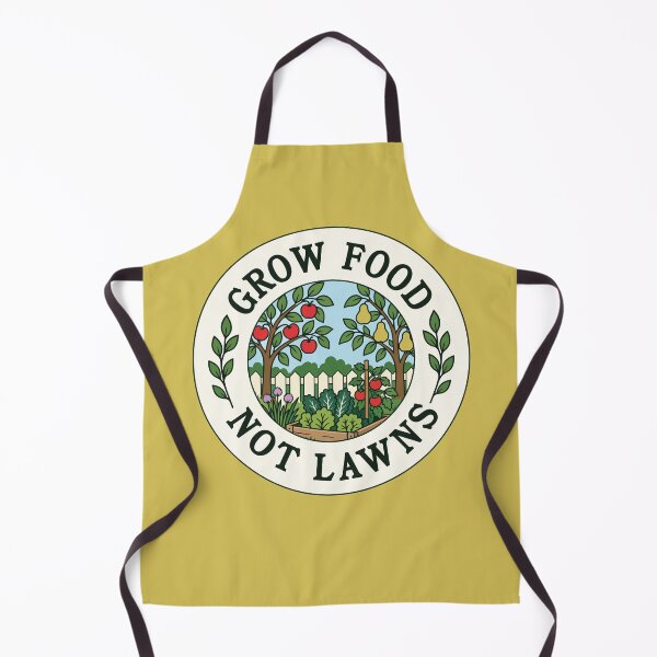 Item preview, Grow Food Not Lawns designed and sold by TaraGbear.