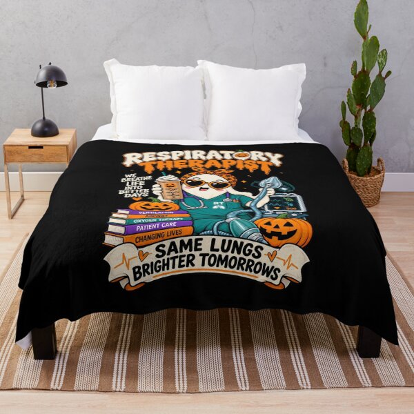 Item preview, Respiratory Therapist Same Lungs Brighter Tomorrows .. Halloween RT designed and sold by Ridaelb.