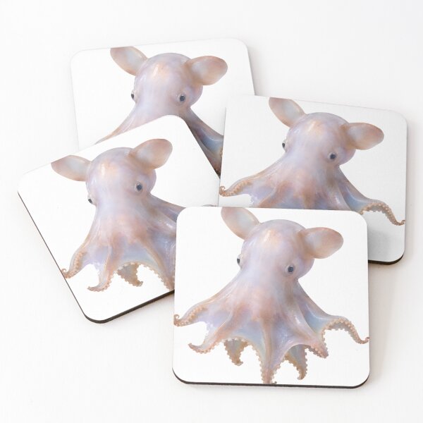 Item preview, Dumbo Octopus Grimpoteuthis Deep Sea Print designed and sold by Helt-enkelt.