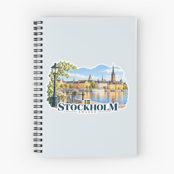 Item preview, Stockholm Travel Swedish City Scandinavian Design designed and sold by Sasas Design.